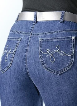 Best ASCARI Jeans mit weiterem Bundumfang JEANSBLAU