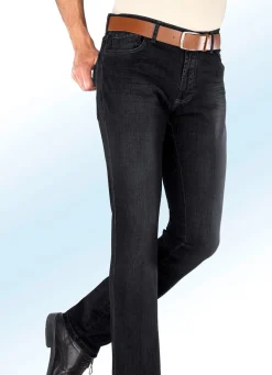 Discount FRANCESCO BOTTI Jeans von "" mit Dehnbund in 3 Farben SCHWARZ