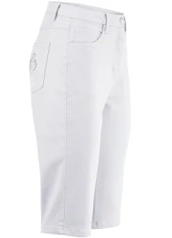 BADER Jeans-Bermudas WEISS