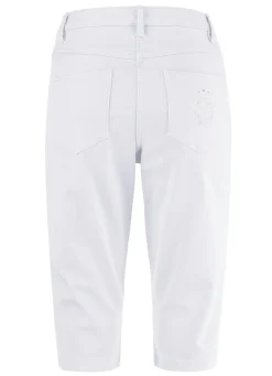 BADER Jeans-Bermudas WEISS