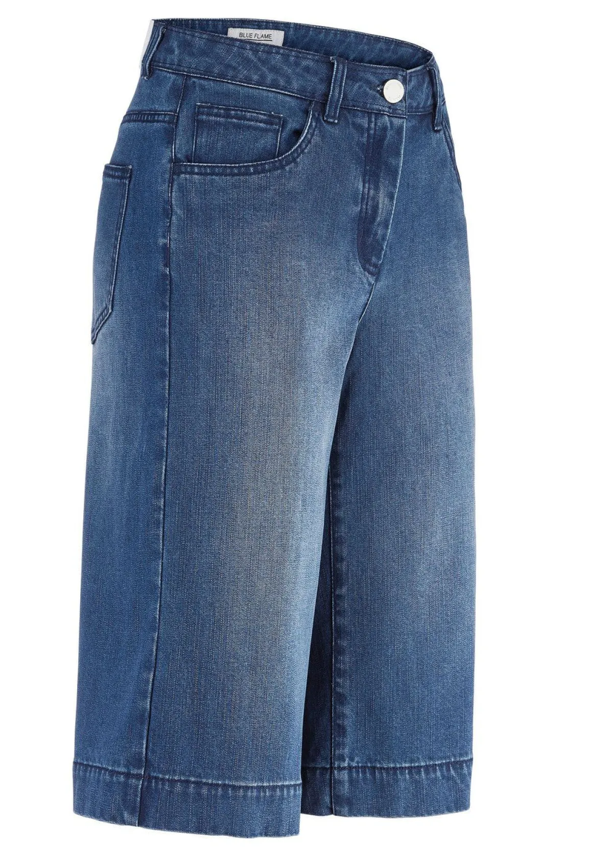 BADER Jeans-Bermudas in 5-Pocket-Form DUNKELBLAU