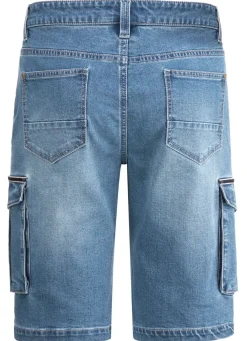 BADER Jeans-Bermudas mit Cargotaschen JEANSBLAU