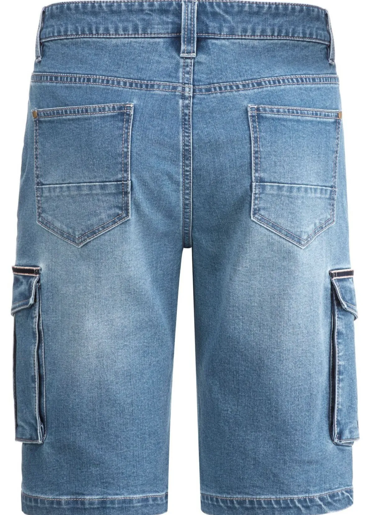 BADER Jeans-Bermudas mit Cargotaschen JEANSBLAU