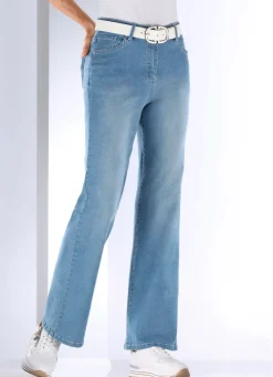 Sale BADER Jeans in aktueller Fingerprint-Dessinierung HELLBLAU