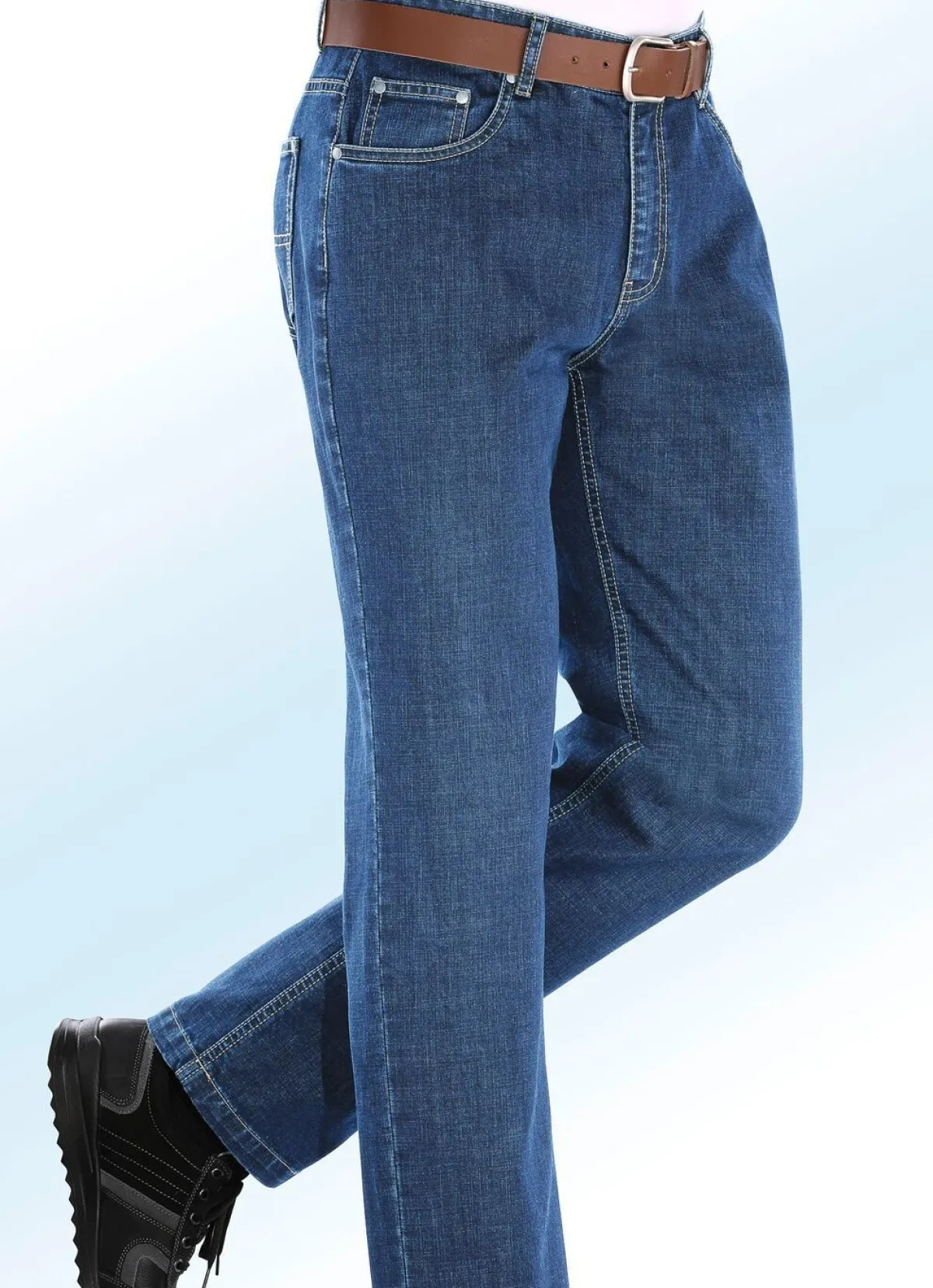 Online BADER Jeans in 3 Farben JEANSBLAU