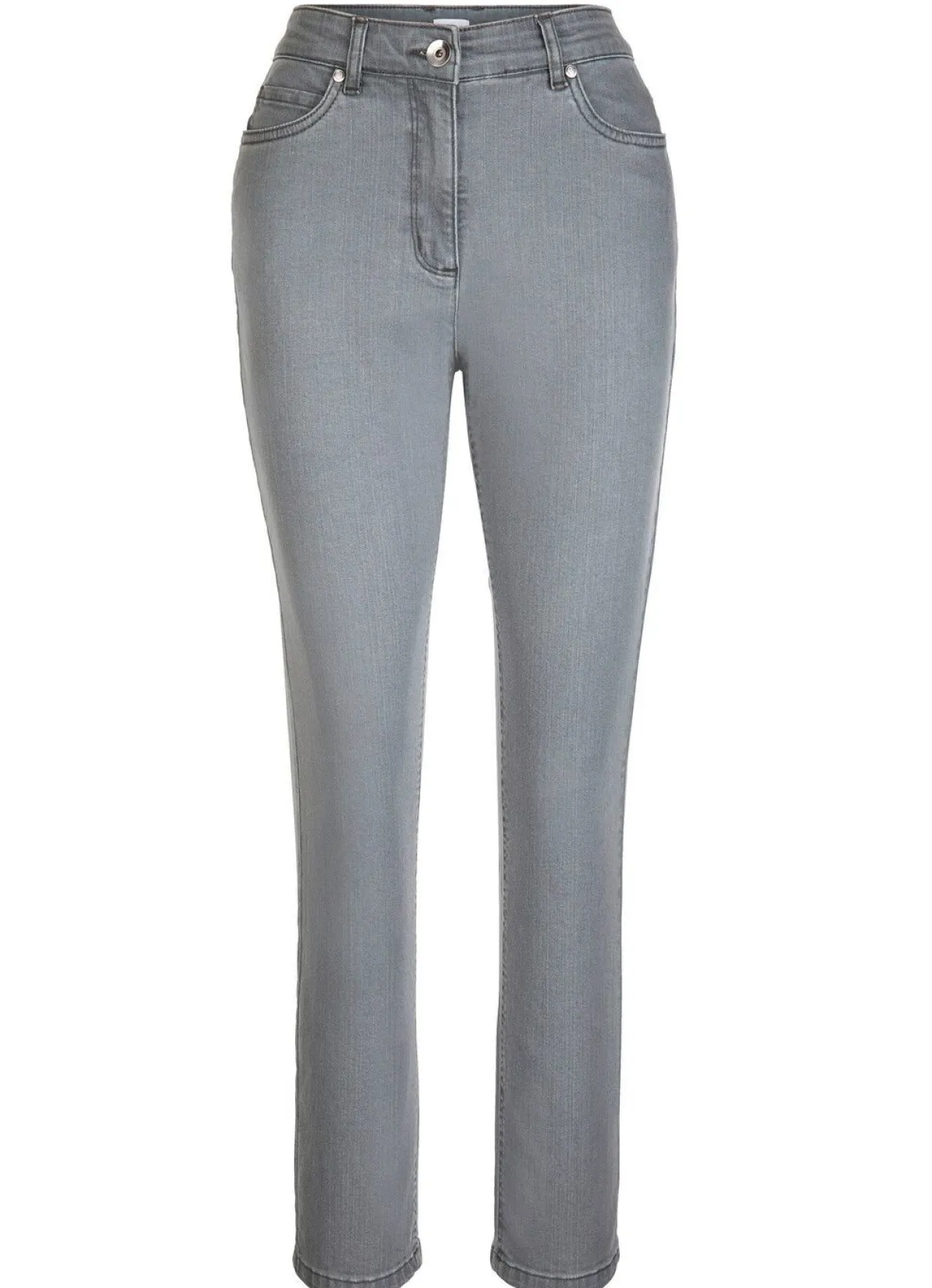 Outlet BADER Jeans in klassischer 5-Pocket-Form GRAU