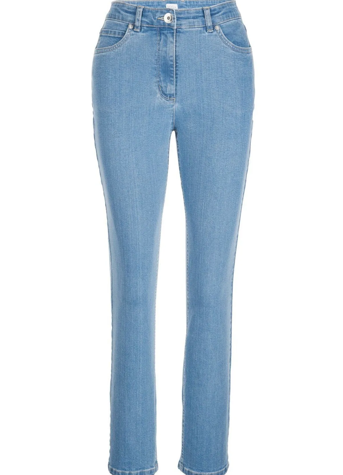 Best BADER Jeans in klassischer 5-Pocket-Form HELLBLAU