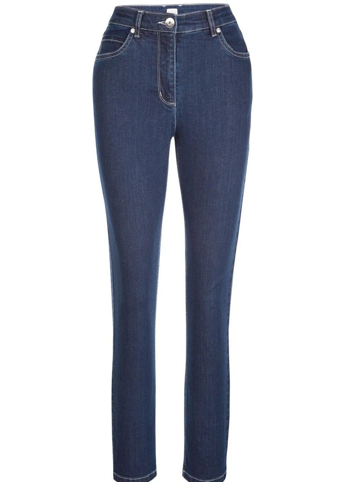 Outlet BADER Jeans in klassischer 5-Pocket-Form DUNKELBLAU