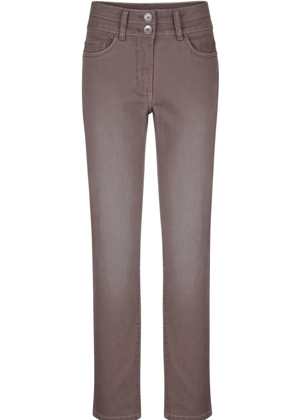 Discount BADER Jeans in 5-Pocket-Form SCHOKOBRAUN
