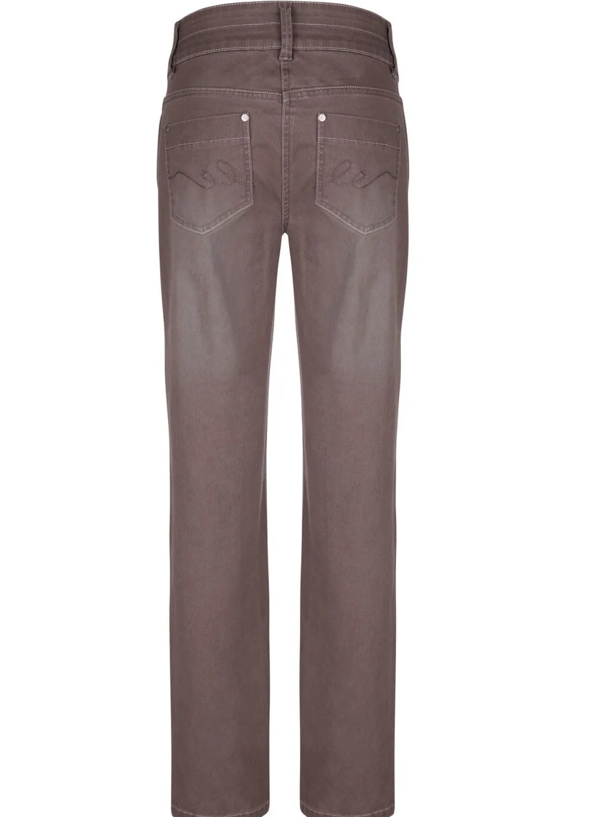 Discount BADER Jeans in 5-Pocket-Form SCHOKOBRAUN
