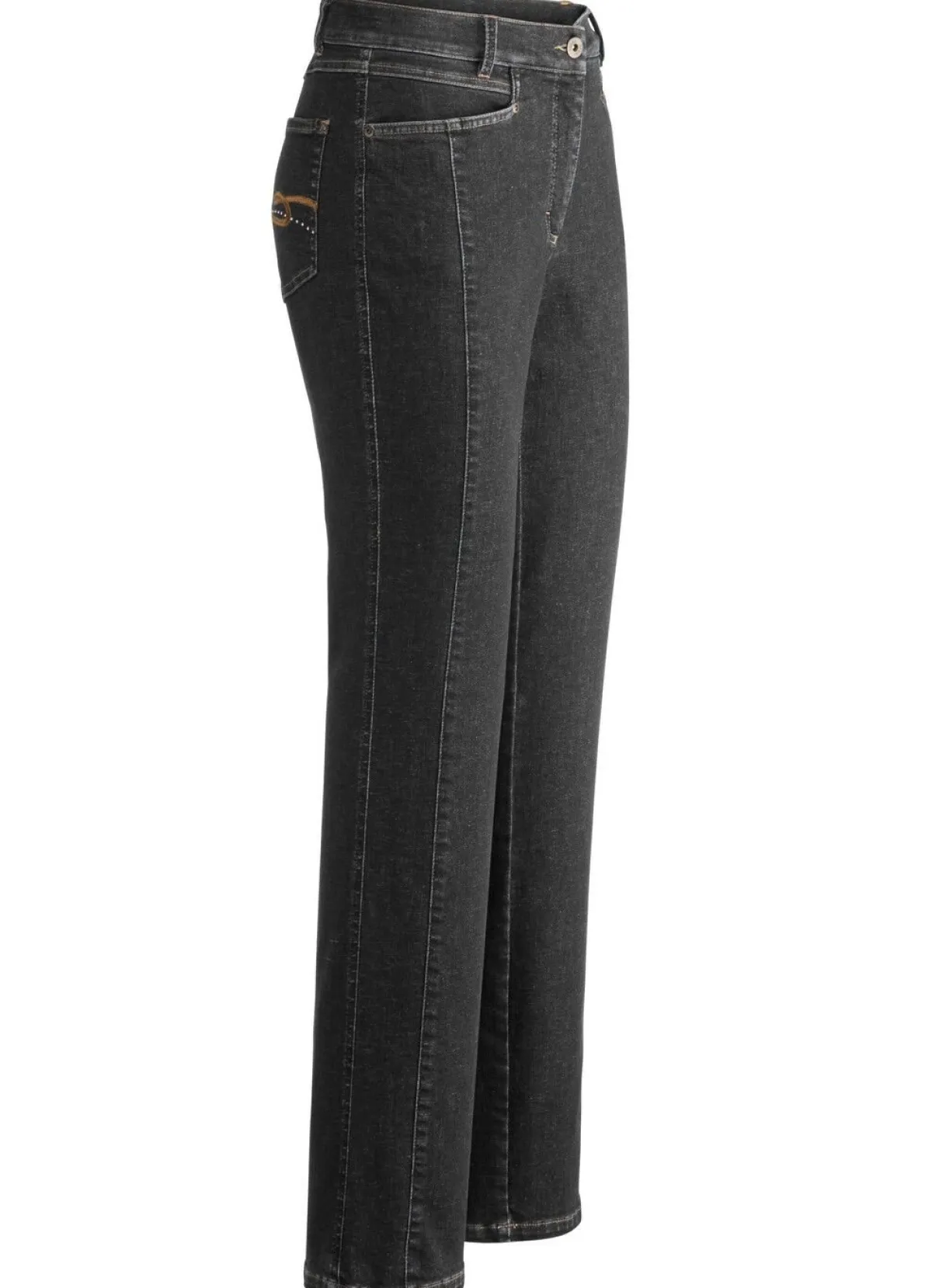 Best BADER Jeans in 4-Pocket-Form SCHWARZ