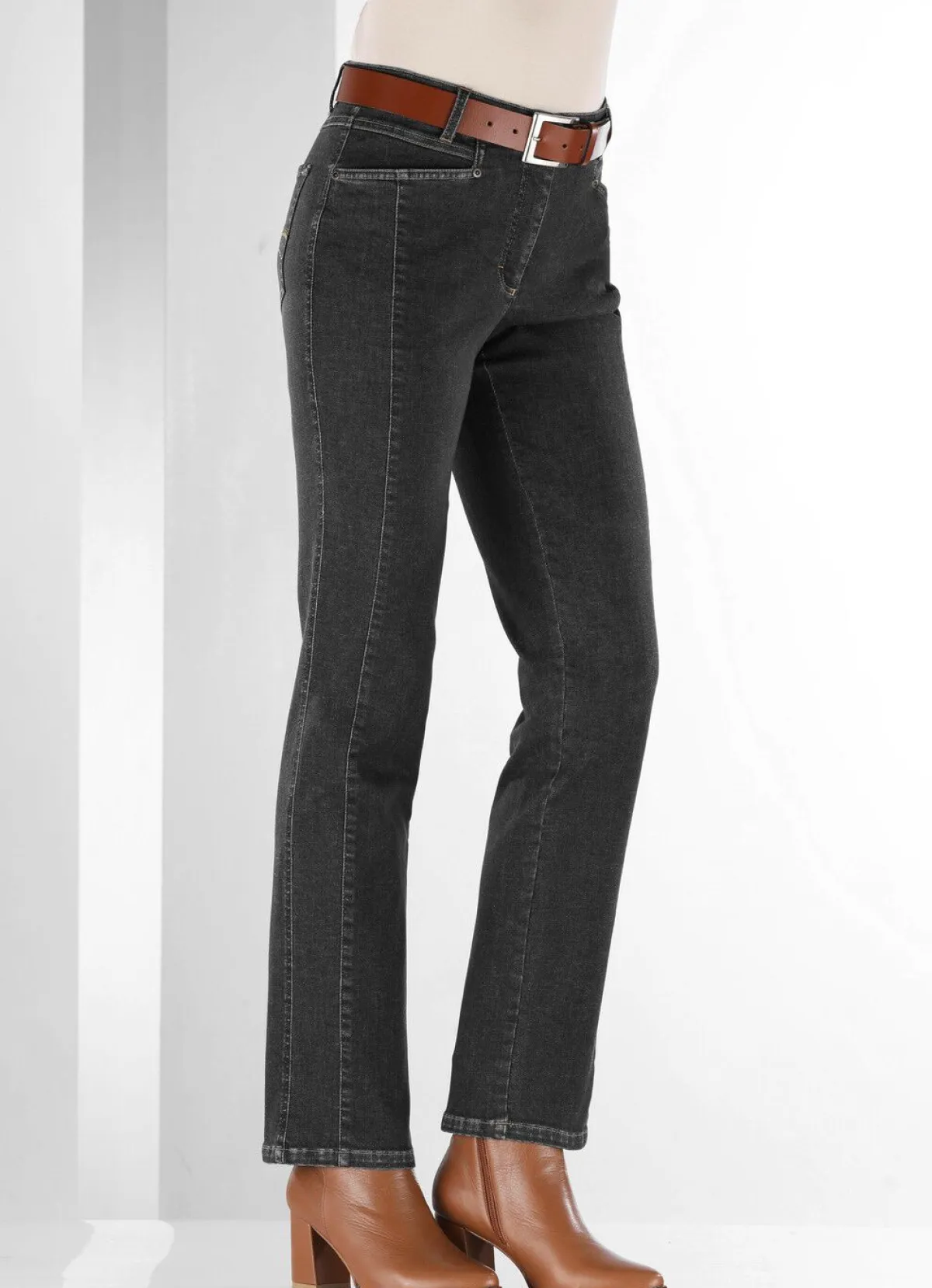 Best BADER Jeans in 4-Pocket-Form SCHWARZ