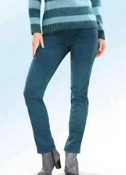 Best BADER Jeans in Schlupfform PETROL