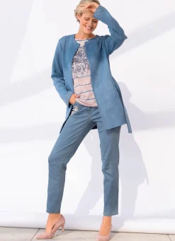 Online BADER Jeans mit floraler Stickerei JEANSBLAU