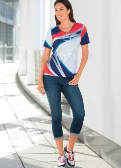 Hot BADER Jeans mit Push-up-Effekt DUNKELBLAU