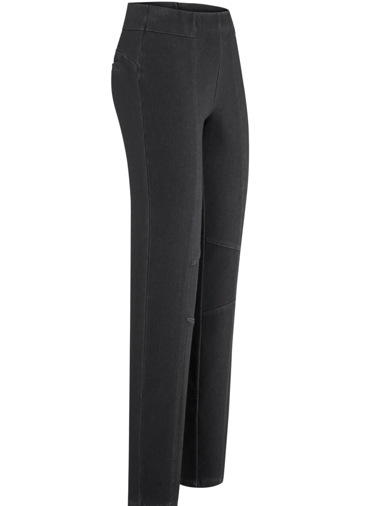 Discount COSMA Jersey-Hose in Denim-Optik SCHWARZ