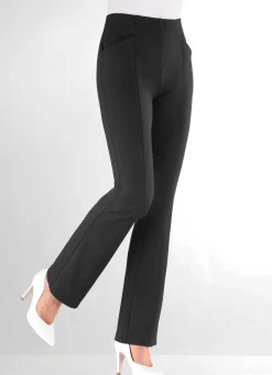 Discount BADER Jerseyhose mit ausgestellter Fußweite SCHWARZ