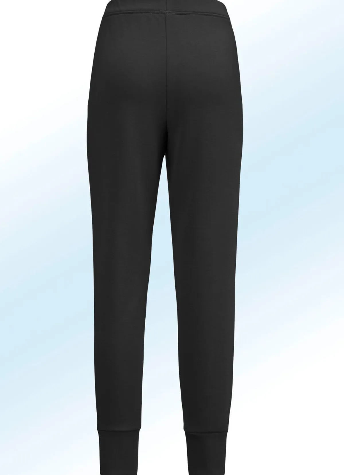 Clearance KLAUS MODELLE MADE IN GERMANY Jerseyhose im stadttauglichen Joggpant-Style SCHWARZ