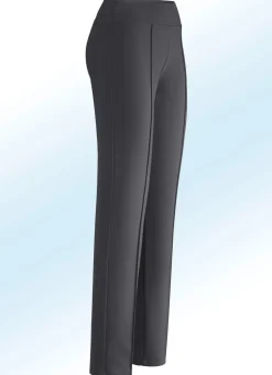 Best BADER Jerseyhose mit höherem, elastischem Formbund DUNKELGRAU