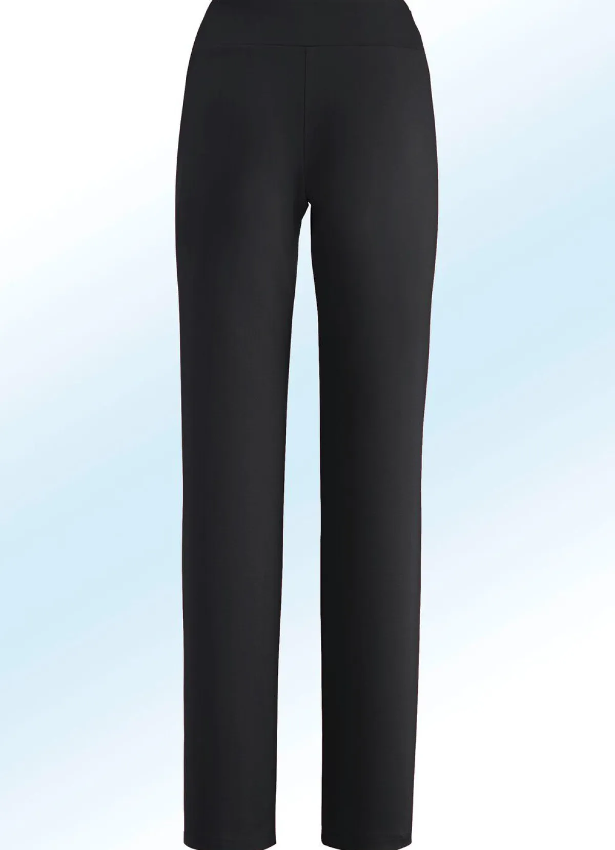 Outlet BADER Jerseyhose mit höherem, elastischem Formbund SCHWARZ