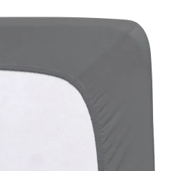 Online FLORELLA Jersey-Stretch-Elasthan-Spannbetttücher Deluxe in hochwertiger Qualität ANTHRAZIT