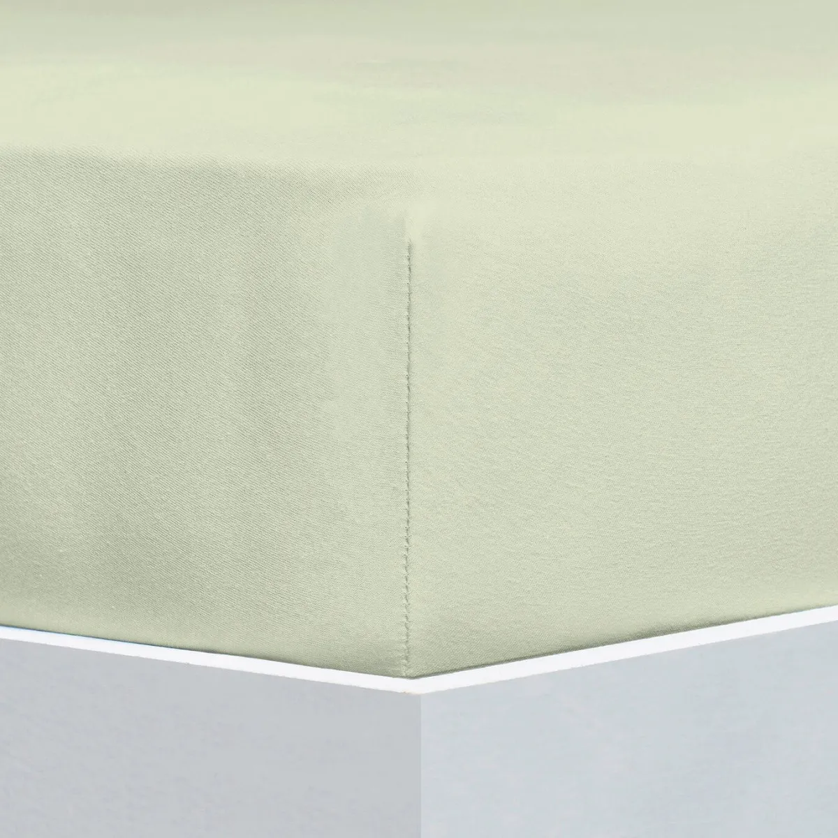 New FLORELLA Jersey-Stretch-Elasthan-Spannbetttücher Deluxe in hochwertiger Qualität SALBEI