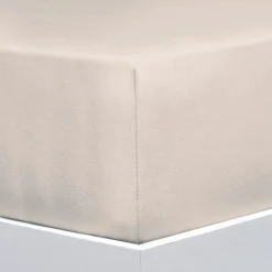 Online FLORELLA Jersey-Stretch-Elasthan-Spannbetttücher Deluxe in hochwertiger Qualität BEIGE
