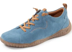 Hot JOSEF SEIBEL , bequeme Damen-Slipper, Weite G, mit herausnehmbarem Fußbett BLAU