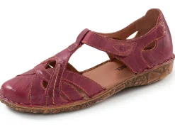 Sale JOSEF SEIBEL , sommerliche Damen-Sandalen, Weite G, mit Klettverschluss BEERE