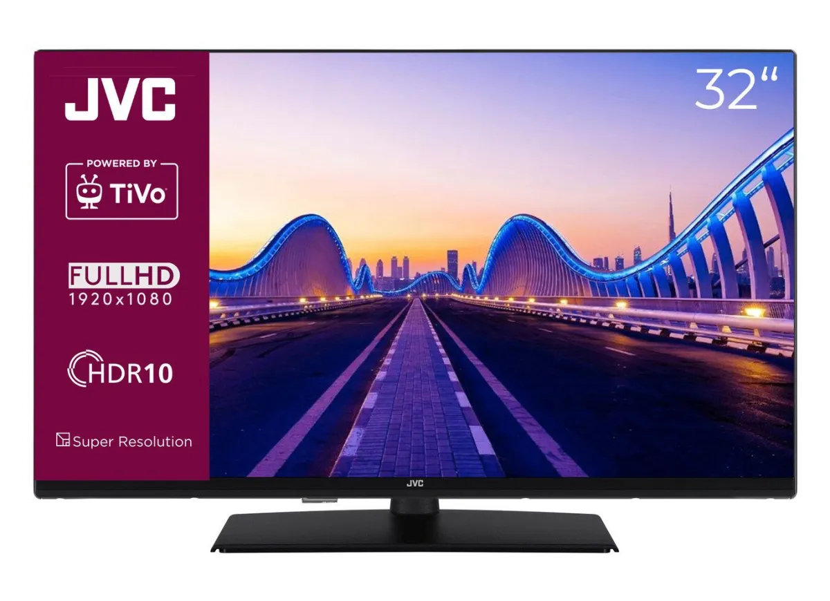 Best JVC LED-Fernseher mit 3-fach HD-Receiver SCHWARZ