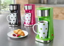 Hot BADER Kaffeemaschine für den schnellen Kaffeegenuss GRÜN