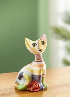 Discount GOEBEL Katze mit Rose von „“ BUNT