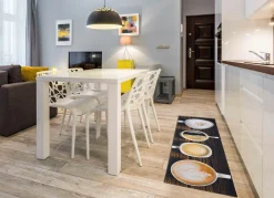 Outlet BADER Küchenläufer Kaffeetassen, mit rutschhemmender Rückseite BRAUN