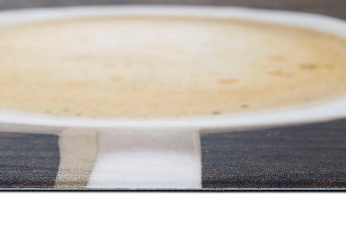 Outlet BADER Küchenläufer Kaffeetassen, mit rutschhemmender Rückseite BRAUN