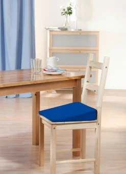 Outlet BADER Keilkissen mit Sommerbezug und Winterbezug BLAU-WEISS