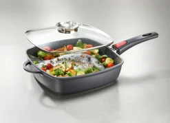 Outlet KING "" Rechteckpfanne aus Aluguss ANTHRAZIT