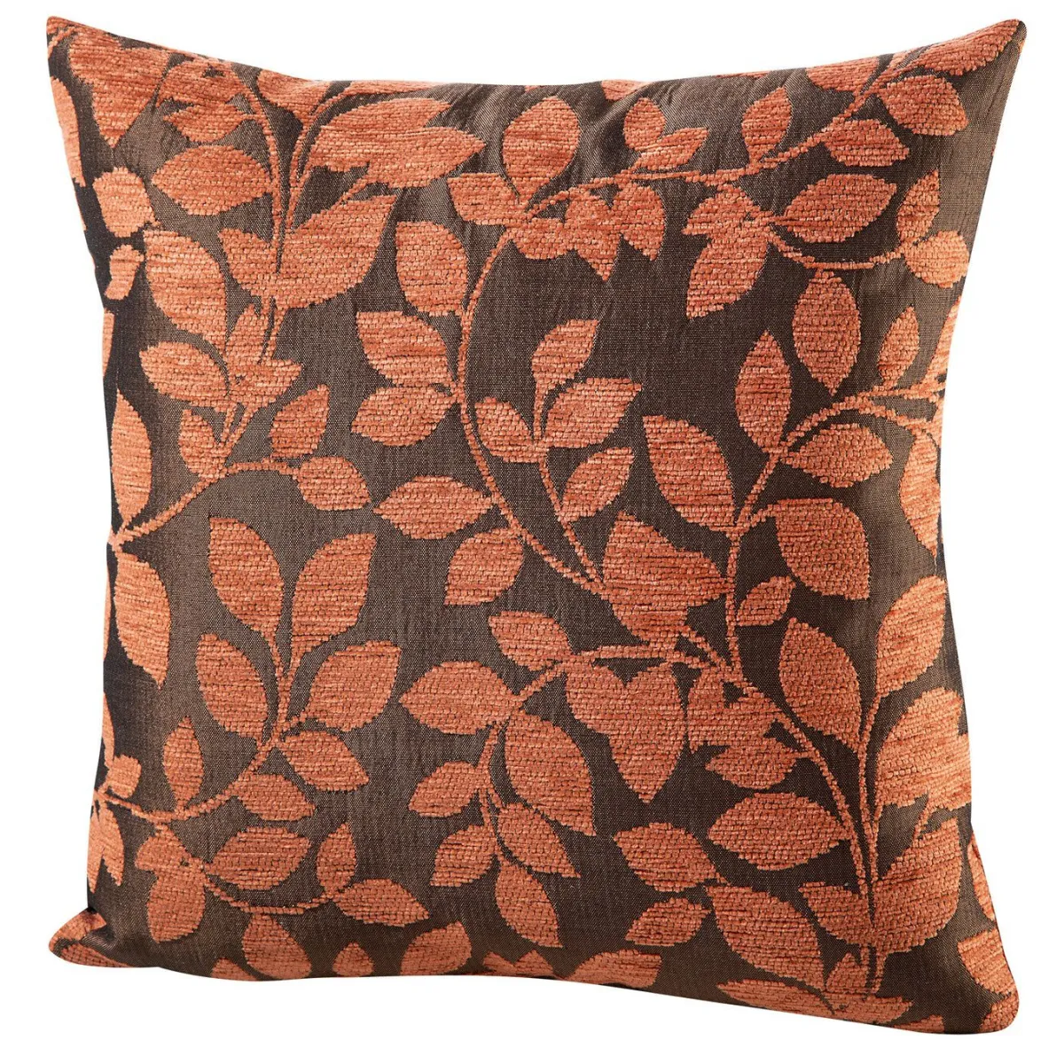 Clearance BADER Kissenbezug mit hübschem Blättermotiv TAUPE-TERRA