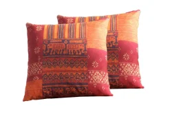 BADER Kissen-Sets mit Bezug aus 100% Baumwolle ORANGE