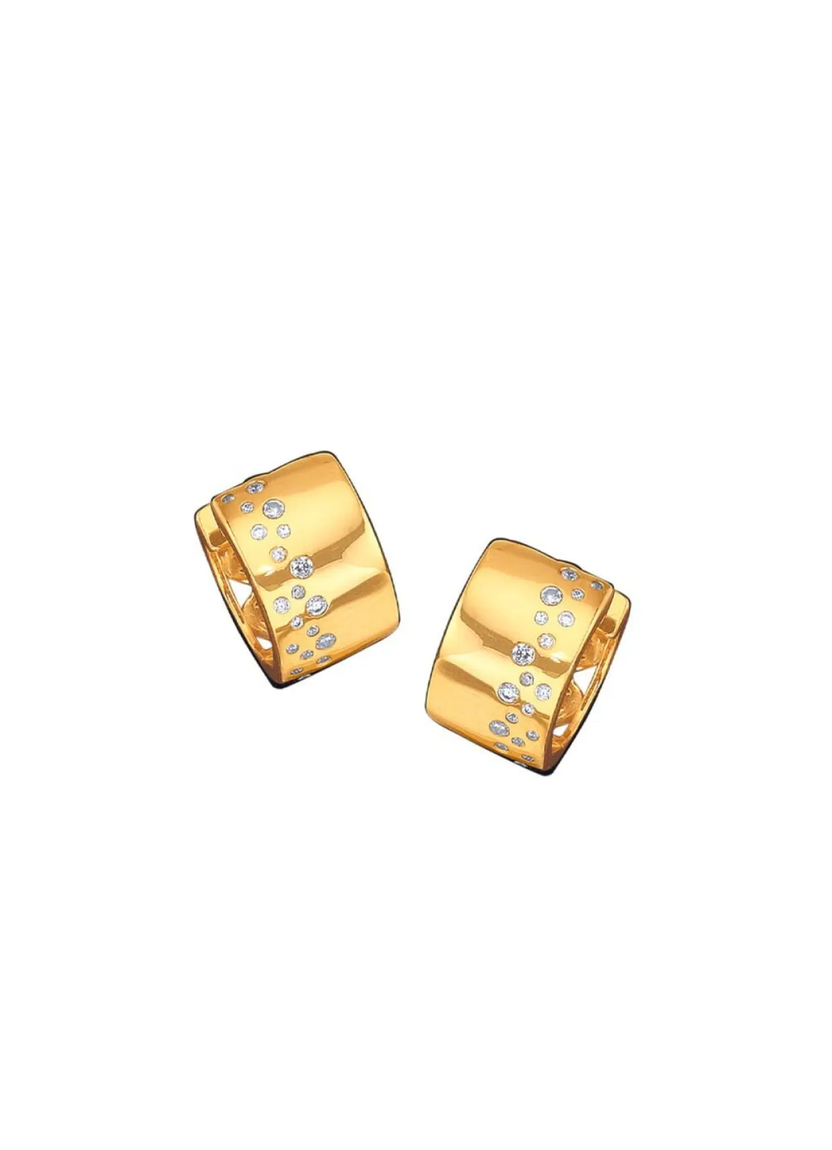Outlet BADER Klappcreolen mit Brillanten