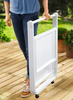 New BADER Klapp-Servierwagen WEISS