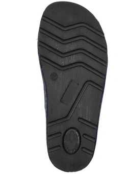Clearance BADER Klassische Damen-Hausschuhe, aus Filzmaterial JEANS