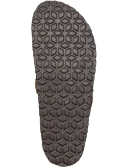 Best BADER Klassische Herren-Clogs, mit verstellbarer Spange OLIV