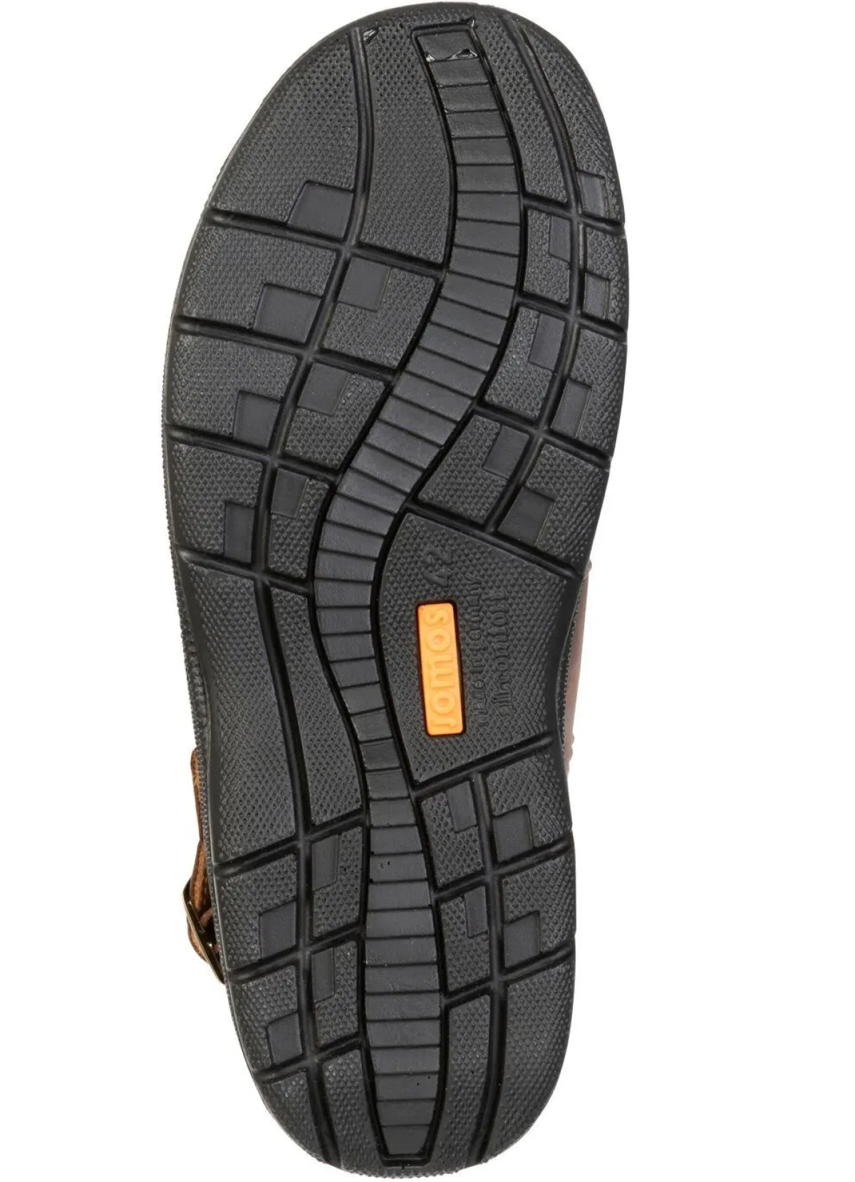 New BADER Klassische Herren-Sandalen, Weite H, mit Klettverschluss MOKKA