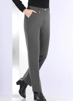 Discount BADER Klassische Hose DUNKELGRAU