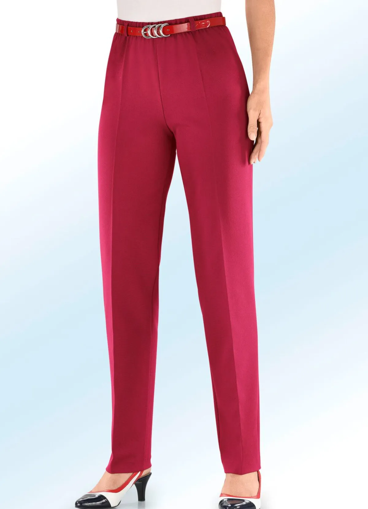 Clearance KLAUS MODELLE MADE IN GERMANY Klassische Hose ROT