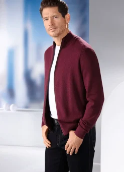 New BADER Klassische "King's Road"-Jacke in 3 Farben BORDEAUX MELIERT