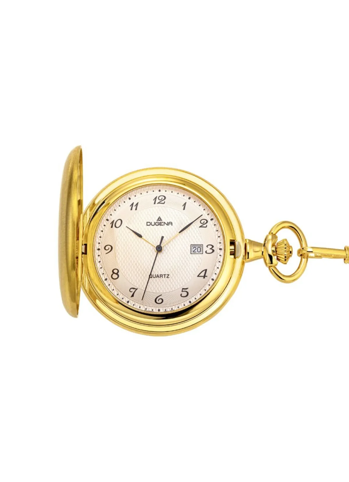 New DUGENA Klassische Quartz-Taschenuhr