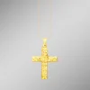 Sale BADER Klassischer Kreuz-Anhänger mit Struktur
