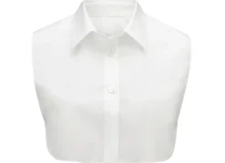 KLAUS MODELLE MADE IN GERMANY Klaus Modelle, Damen-Blusenkragen, aus feinem Popeline WEISS