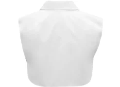 KLAUS MODELLE MADE IN GERMANY Klaus Modelle, Damen-Blusenkragen, aus feinem Popeline WEISS